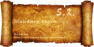 Steinberg Kevin névjegykártya